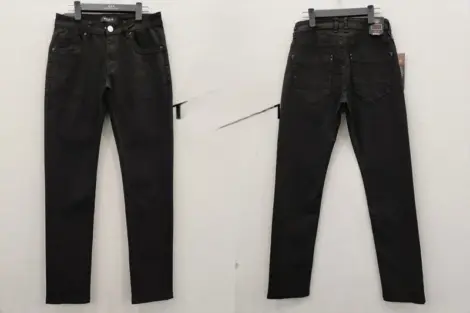 Jean homme uni noir slim fit(1*29,1*30,1*32,3*33, 3*34,2*36,1*38)