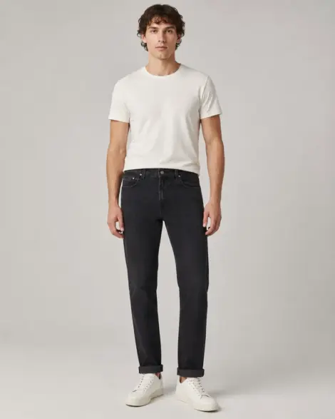 Jean Noir Straight Washed