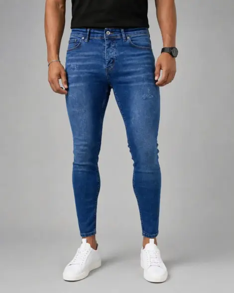 Jean Skinny Bleu Washed Fit