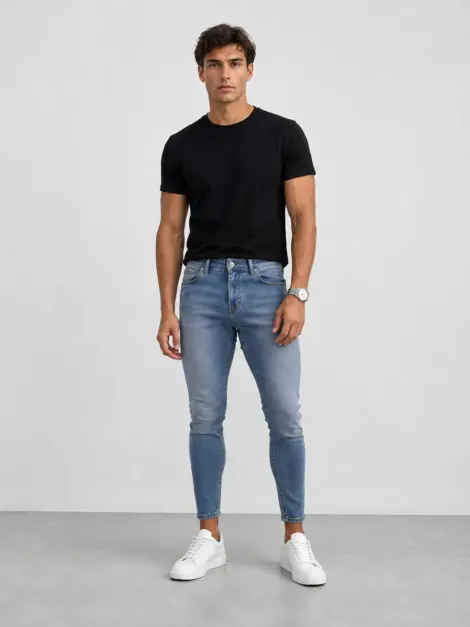 Jean Slim Bleu Clair Casual