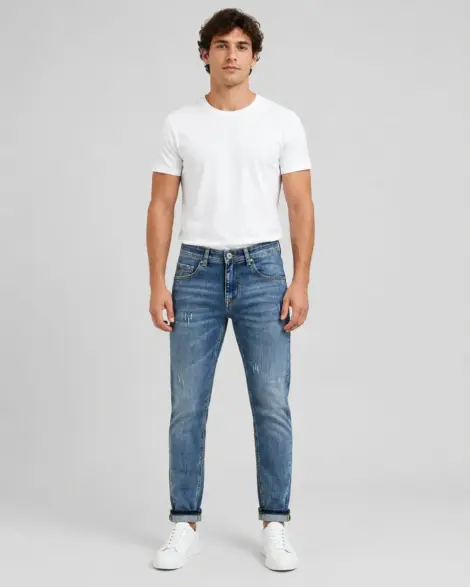 Jean Slim Washed Casual