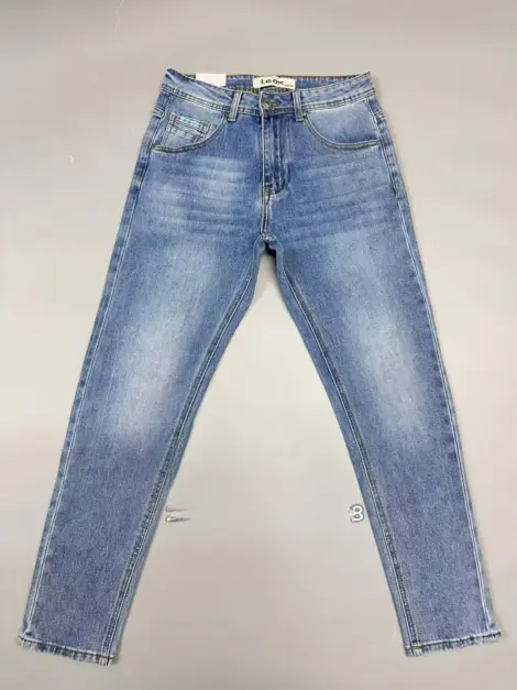 Jean uni bleu homme coupe SLIM FIT