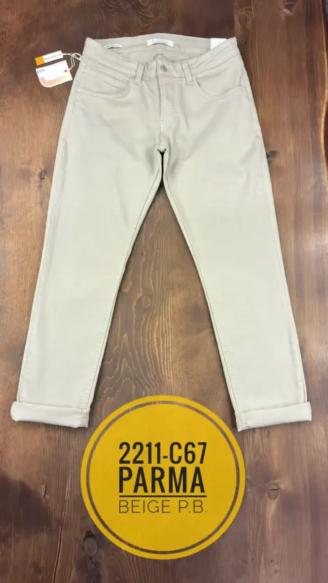 Jean uni homme beige REGULAR FIT