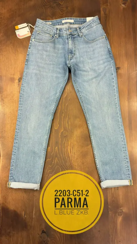 Jean uni homme bleu clair REGULAR FIT
