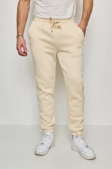 JOGGING UNI HOMME AVEC CORDON ET SERRAGE CHEVILLE