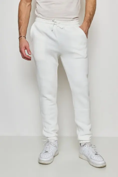 JOGGING UNI HOMME AVEC CORDON ET SERRAGE CHEVILLE