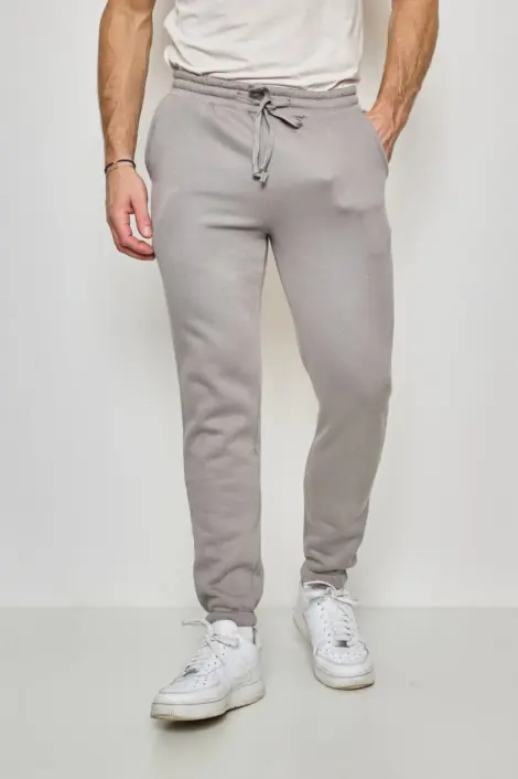JOGGING UNI HOMME AVEC CORDON ET SERRAGE CHEVILLE