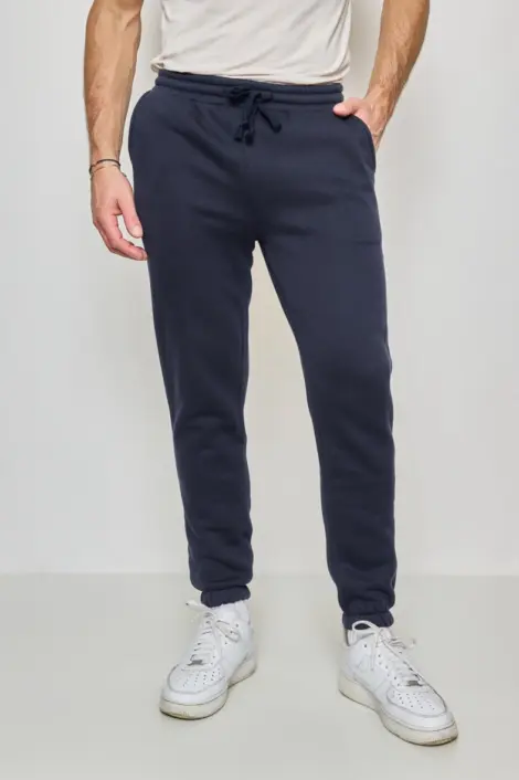 JOGGING UNI HOMME AVEC CORDON ET SERRAGE CHEVILLE