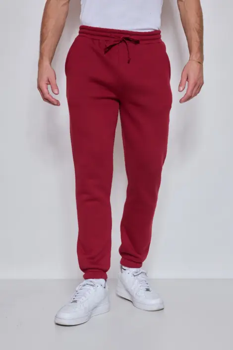 JOGGING UNI HOMME AVEC CORDON ET SERRAGE CHEVILLE
