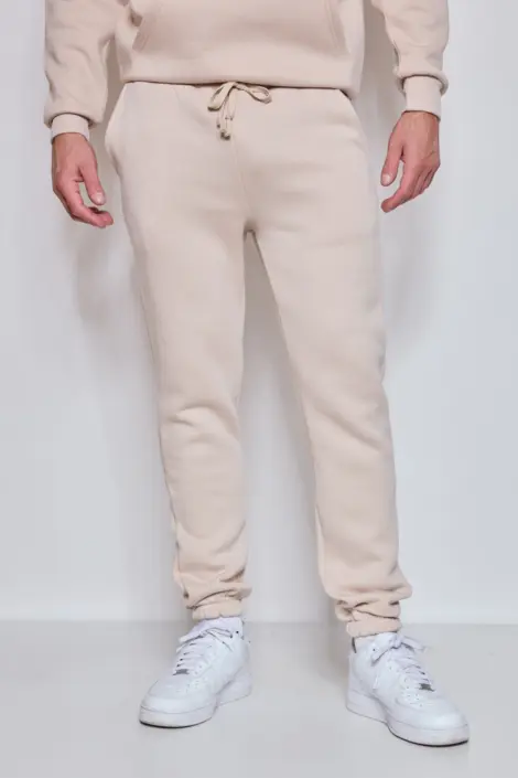 JOGGING UNI HOMME AVEC CORDON ET SERRAGE CHEVILLE