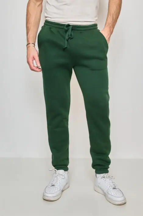 JOGGING UNI HOMME AVEC CORDON ET SERRAGE CHEVILLE
