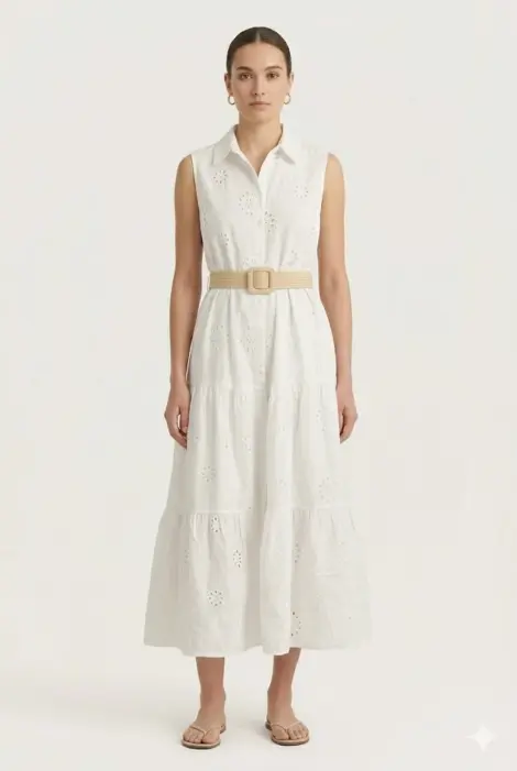 Robe broderie anglaise