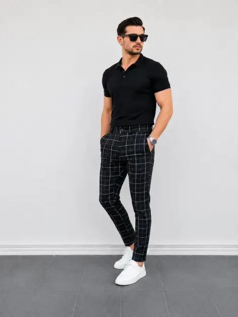 Pantalon Carreaux Modern