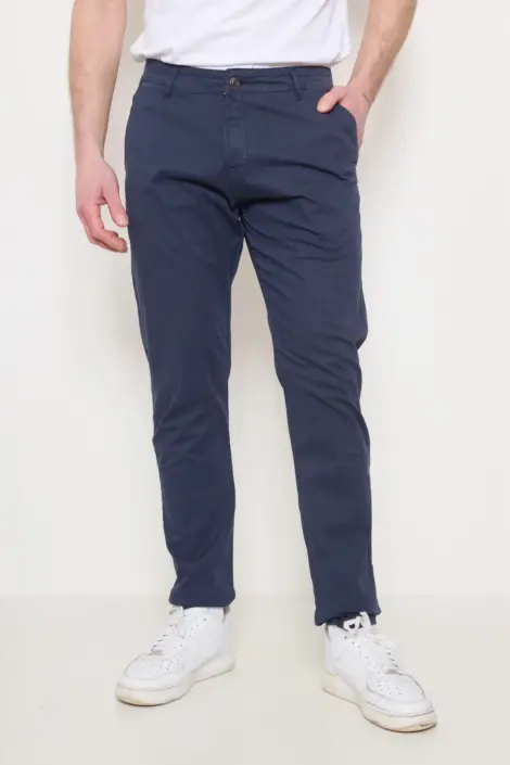 PANTALON CHINO SIMPLE UNI HOMME