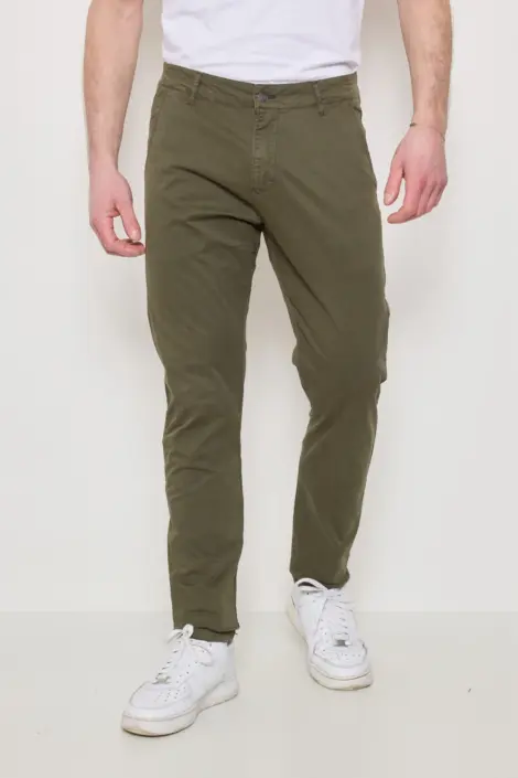 PANTALON CHINO SIMPLE UNI HOMME