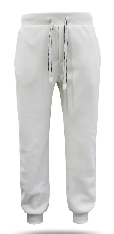 Pantalon homme uni avec cordon et serrage à la cheville