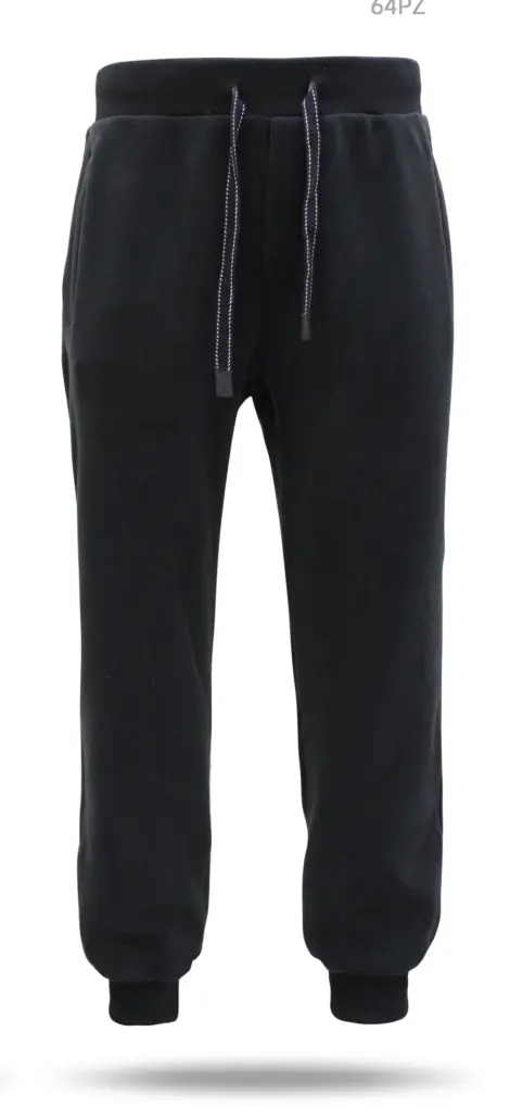 Pantalon homme uni avec cordon et serrage à la cheville