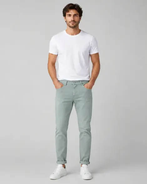 Pantalon Kaki Washed Fit