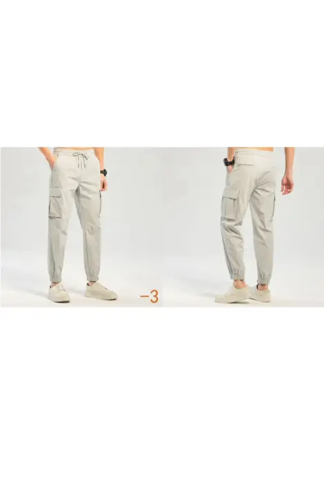 PANTALON PARACHUTE UNI SIMPLE HOMME