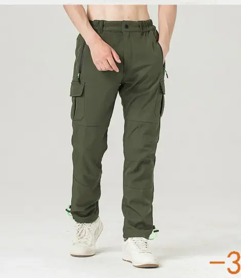 Pantalon uni elastique cintré Homme