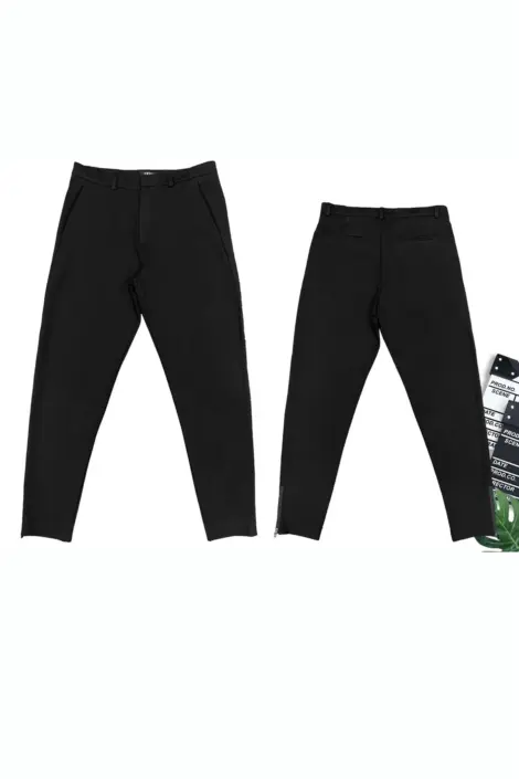 Pantalon uni homme slim