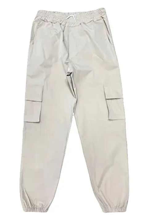 Pantalon uni jogging cargo homme