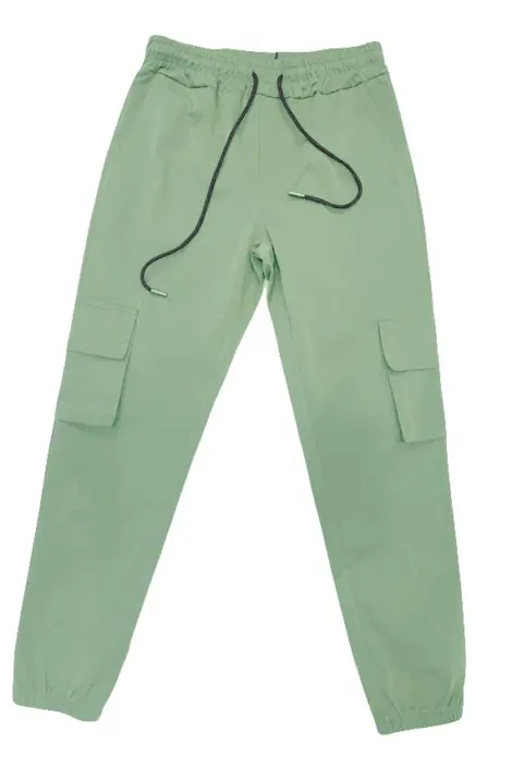 Pantalon uni jogging cargo homme