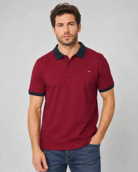 Polo Contrasté Élégance Casual