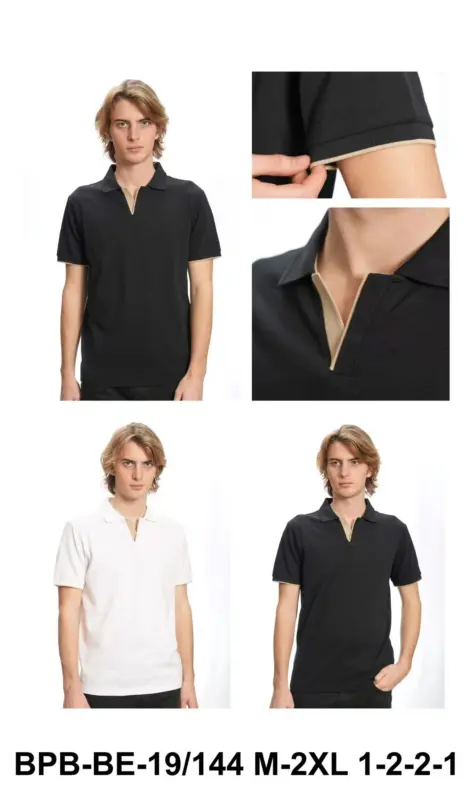 POLO HOMME SIMPLE BICOLORE