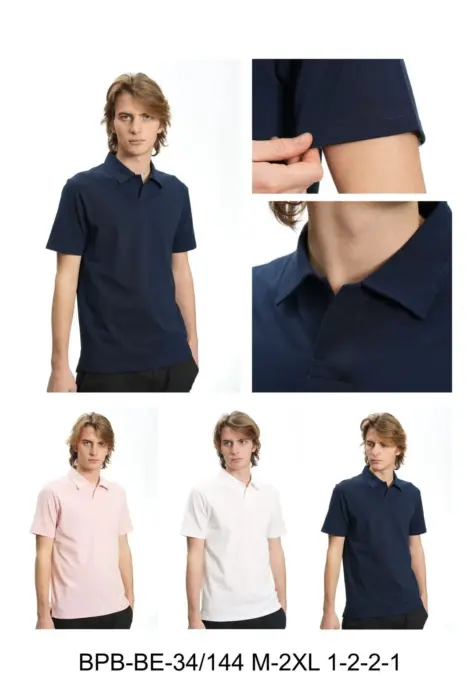 POLO HOMME SIMPLE UNI MANCHE COURTE