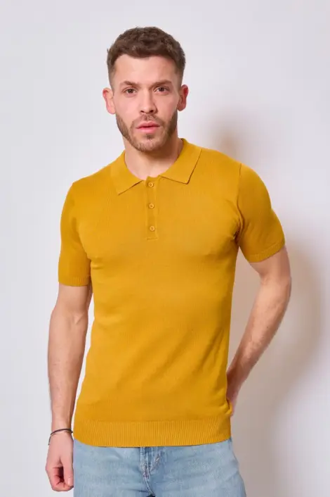 POLO MANCHES COURTES UNI HOMME