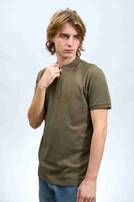 POLO UNI COL MAO HOMME