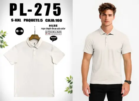 Polo uni homme à matière respirante très confortable pour l'été