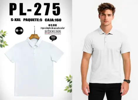 Polo uni homme à matière respirante très confortable pour l'été