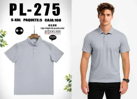 Polo uni homme à matière respirante très confortable pour l'été