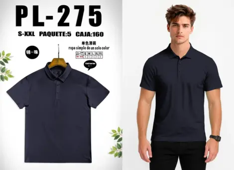 Polo uni homme à matière respirante très confortable pour l'été