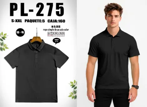 Polo uni homme à matière respirante très confortable pour l'été
