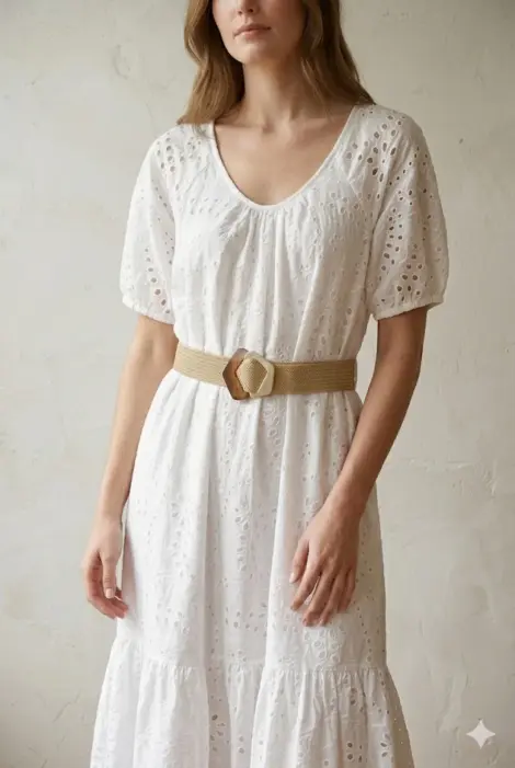 Robe broderie anglaise