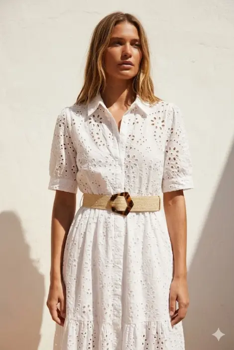Robe broderie anglaise