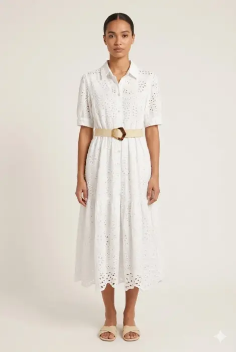 Robe broderie anglaise