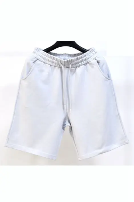 Short uni homme avec cordon de serrage