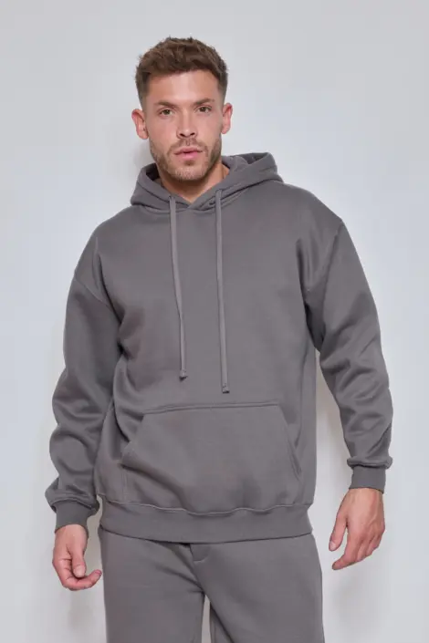 SWEAT HOMME UNI CAPUCHE