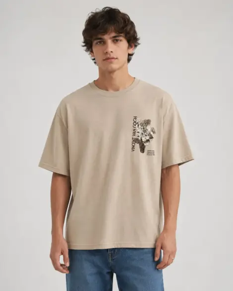 T-shirt Artistic Graphic Front Back