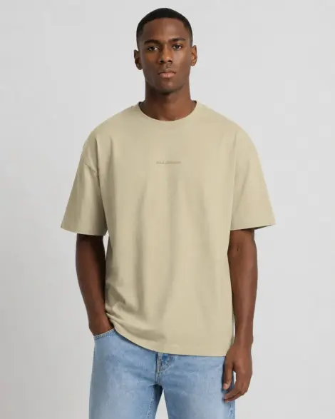 T-shirt Beige Allergic To People