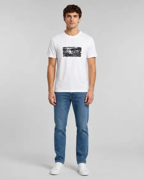 T-shirt Blanc Graphic Center