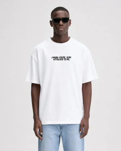 T-shirt Blanc Graphic Street