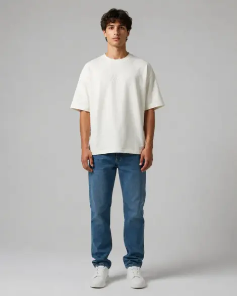 T-shirt Blanc Graphic Urban