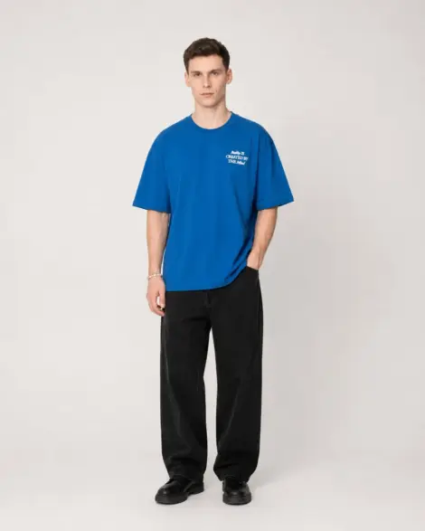 T-shirt Bleu Graphic Street