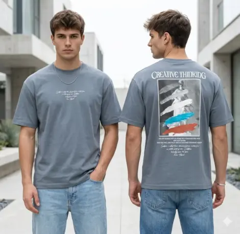 T-shirt Graphique Dos Impact Streetwear