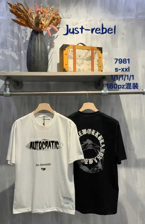 T-SHIRT HOMME COL ROND AVEC MOTIF